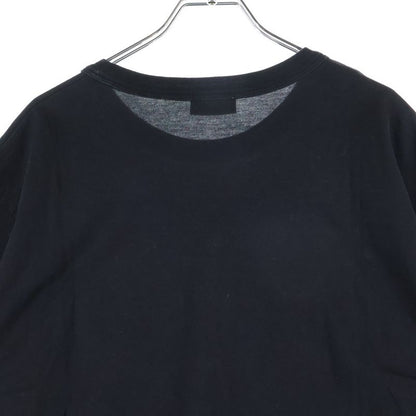 DIOR 21SS Atelier Logo Print Crew Neck Short Sleeve T-shirt Cut And Sewn Black