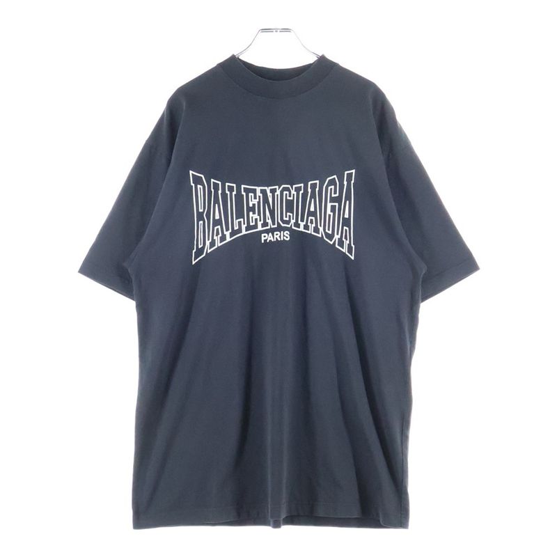 Balenciaga 24AW Boxing Tee Print Distressed Oversized Short Sleeve T-shirt