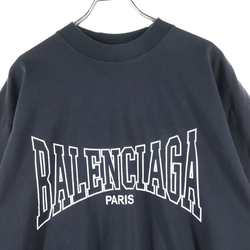 Balenciaga 24AW Boxing Tee Print Distressed Oversized Short Sleeve T-shirt