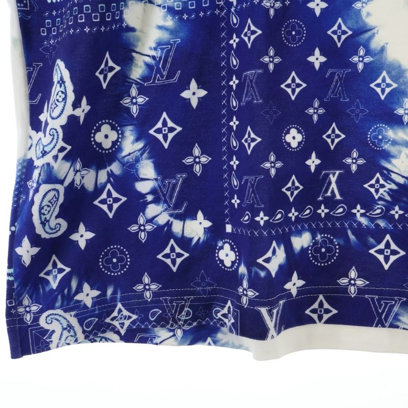 Louis Vuitton 22AW Monogram All-over Pattern Crew Neck Short Sleeve T-shirt