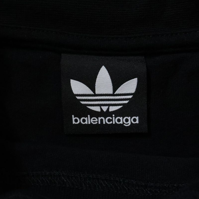 Balenciaga ×adidas S Cotton Crew Neck Tee Adidas Oversized Crew Neck Short
