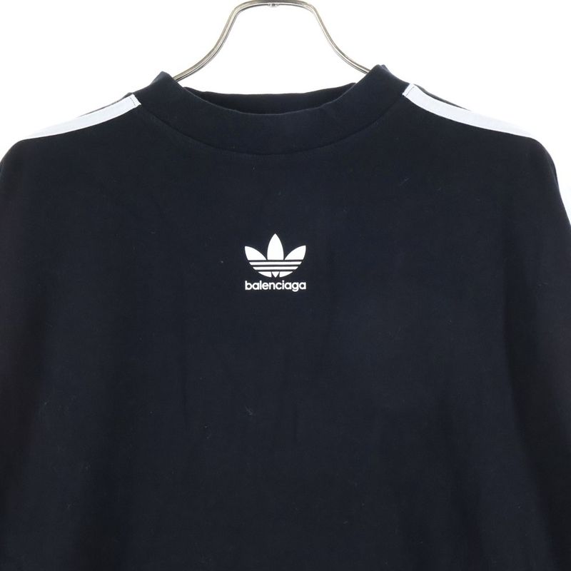 Balenciaga ×adidas S Cotton Crew Neck Tee Adidas Oversized Crew Neck Short