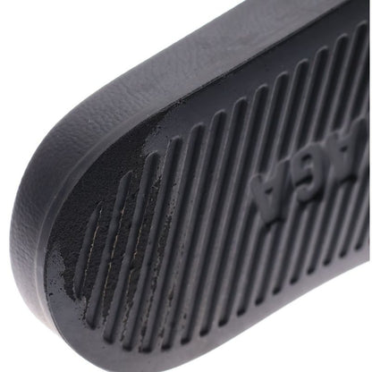 Balenciaga POOL Slides Pool Slide Rubber Logo Flat Shower Sandals Black Women's