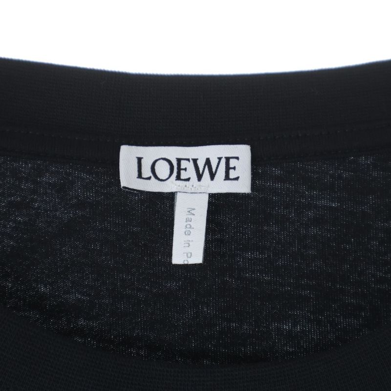 Loewe Multicolor Logo Embroidery Crew Neck Short Sleeve T-shirt Cut And Sewn