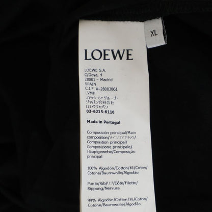 Loewe Multicolor Logo Embroidery Crew Neck Short Sleeve T-shirt Cut And Sewn