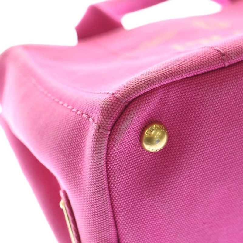 Prada Canapa 1bg439 Canapa Canvas 2WAY Tote Bag Pink