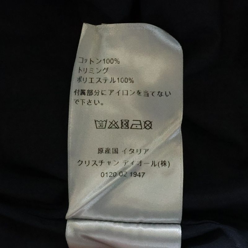 DIOR Patch Logo Hiyo Button Long Sleeve Shirt Black 313c545a1581