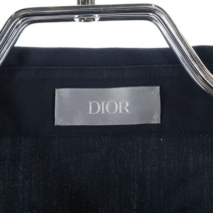 DIOR Patch Logo Hiyo Button Long Sleeve Shirt Black 313c545a1581