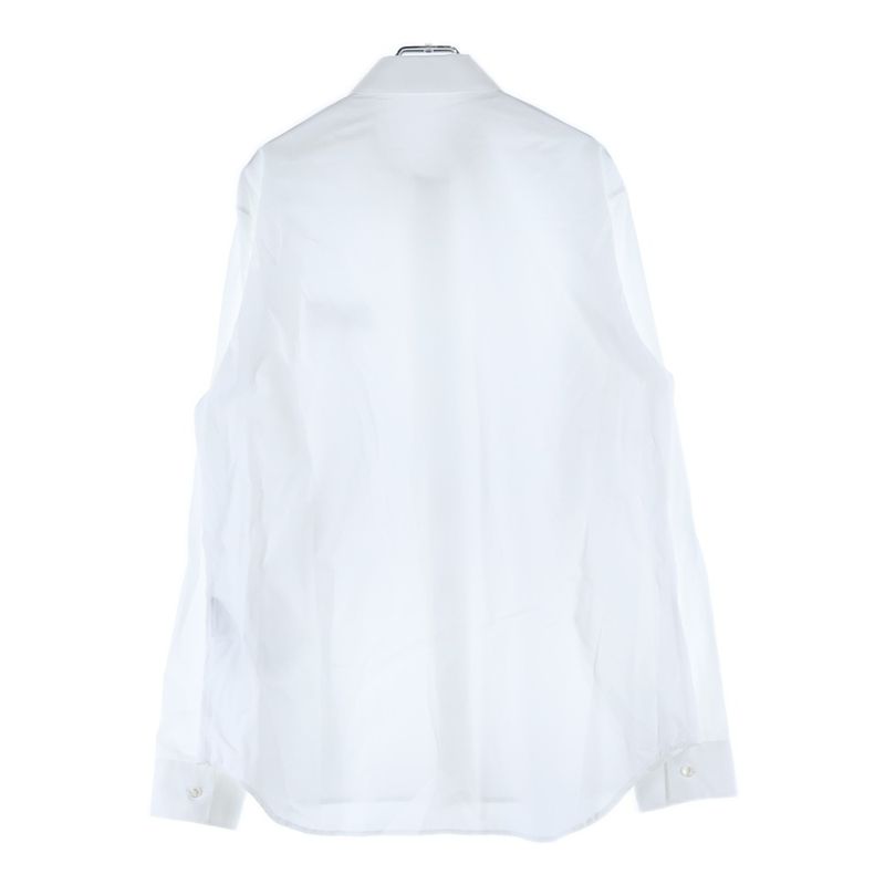 DIOR ×peter Doig Logo Embroidery Hiyoku Button Long Sleeve Shirt White 143c595b1