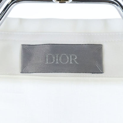 DIOR ×peter Doig Logo Embroidery Hiyoku Button Long Sleeve Shirt White 143c595b1