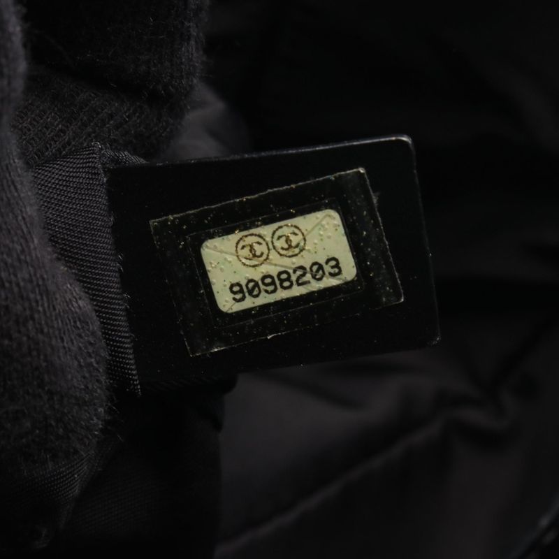 Chanel Tote Bag New Travel Line PM A20457 Dark Brown Canvas Leather New Travel