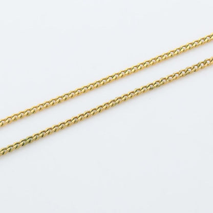 Chanel Necklace Logo GP (gold Plated) Necklace Ladies Used A