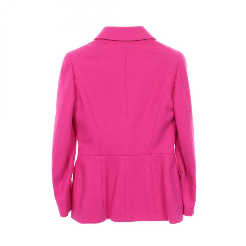 Chanel Coco Mark Gripoix Button Wool Jacket Women's