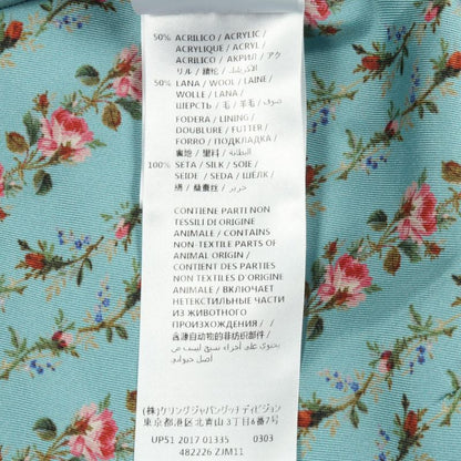 Gucci Skirt Sherry Line Tweed Beige Wool Skirt Women's Used A