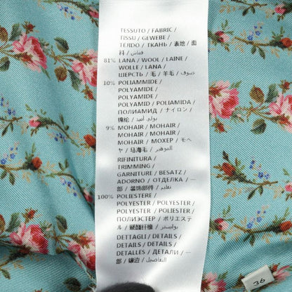 Gucci Skirt Sherry Line Tweed Beige Wool Skirt Women's Used A