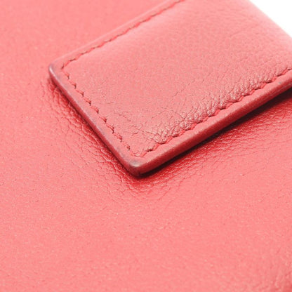 YVES Saint Laurent Bifold Wallet Monogram 352906 Red Leather Bifold Wallet