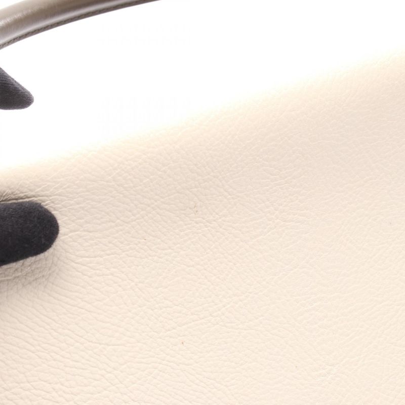 Celine Handbag Trapeze Medium Khaki Black Ivory Leather Suede Trapeze Medium