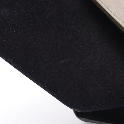 Celine Handbag Trapeze Medium Khaki Black Ivory Leather Suede Trapeze Medium