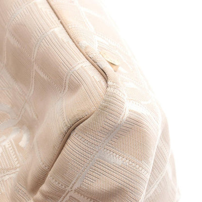 Chanel Tote Bag New Travel Line MM A15991 Beige Canvas Leather New Travel Line