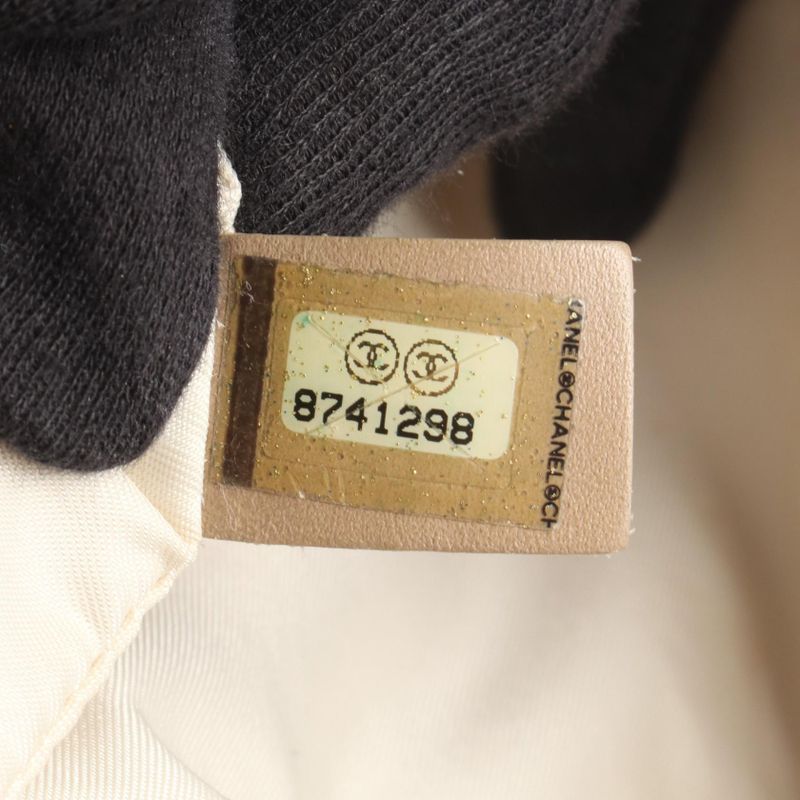 Chanel Tote Bag New Travel Line MM A15991 Beige Canvas Leather New Travel Line