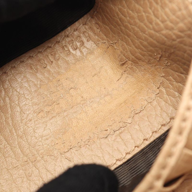 Gucci Bifold Wallet Interlocking G 615525 Beige Leather Interlocking G Bifold