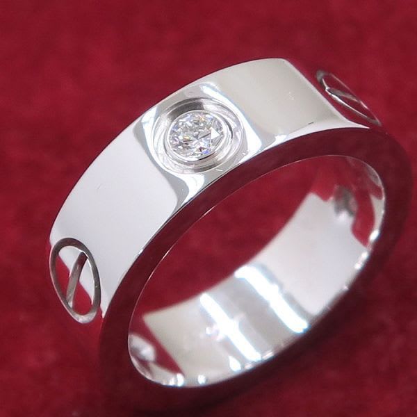 Cartier Love Ring Half Diamond #47