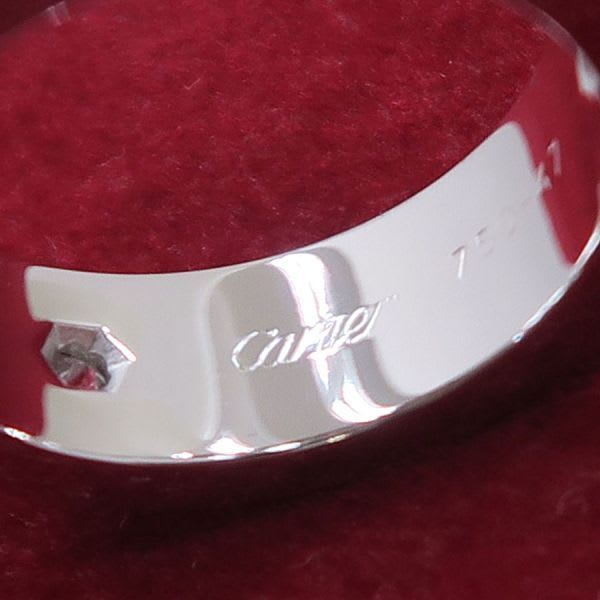 Cartier Love Ring Half Diamond #47