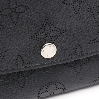 Louis Vuitton Bifold Long Wallet Portefeuille Iris M60143 Noir Black Leather