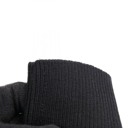 Versace Cardigan Medusa Button Black Yellow Wool Silk Cardigan Ladies Used A