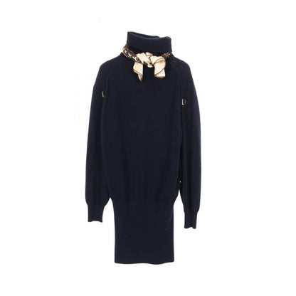 Louis Vuitton Dress Nylon Cashmere Dress Women's Used A