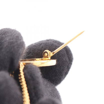 Chanel Brooch Coco Mark Matelasse Bag Motif Gold GP (gold Plated) Brooch Ladies