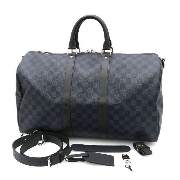 Louis Vuitton Damier Cobalt Keepall Bandouliere 45 N41349