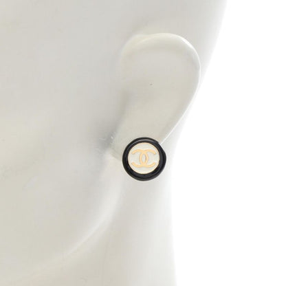 Chanel Earring Coco Mark GP (gold Plated) Earring Women's Used A