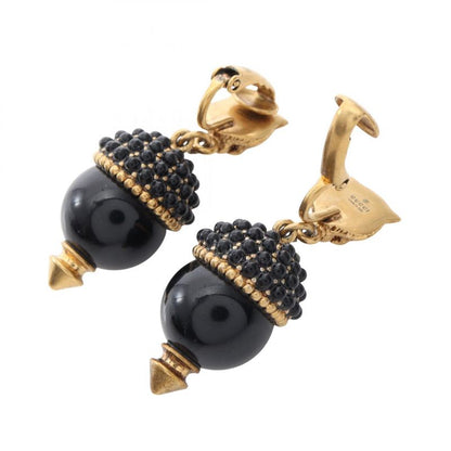 Gucci Earring Taiga - Antique Style GP (gold Plated) Earring Ladies Used A