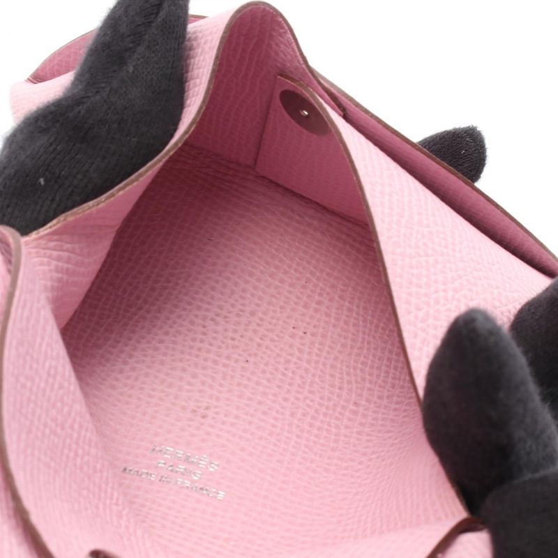 Hermes Coin Case Calvi Duo Mauve Silvestre Mauve Silvestre Others Calvi Duo