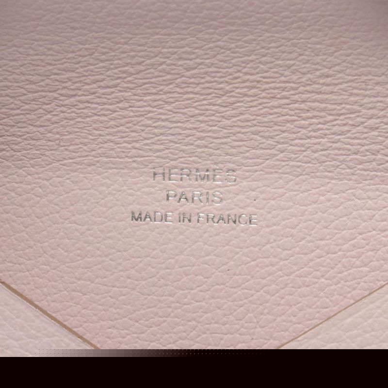 Hermes Coin Case Calvi Rose Dragee Rose Dragee Other Calvi Rose Dragee Ladies