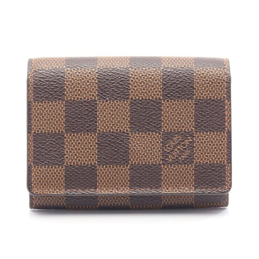 Louis Vuitton Business Card Holder Anvelop Carte De Visite N62920 PVC Coated