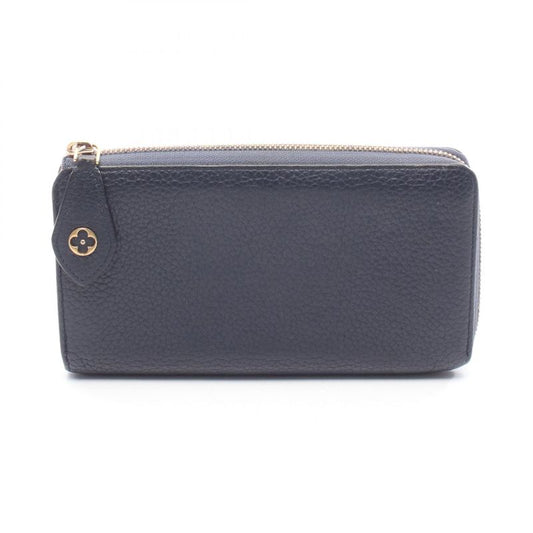 Louis Vuitton Lshape Zipper Long Wallet Portefeuille Comet M68582 Blue Marine