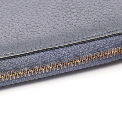 Louis Vuitton Lshape Zipper Long Wallet Portefeuille Comet M68582 Blue Marine