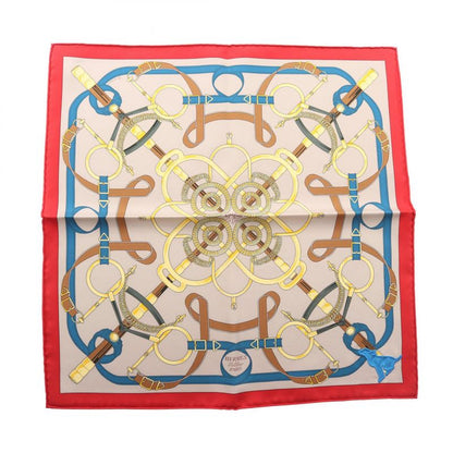 Hermes Scarf Petit Carre 45 Eperon D'or Multicolor Silk Carre 45 Ladies Unused