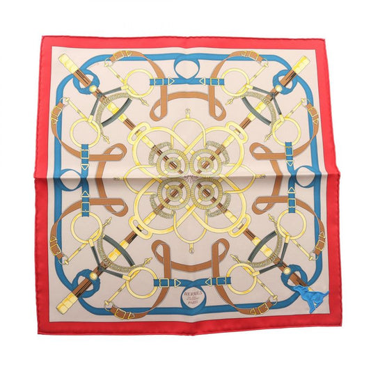 Hermes Scarf Petit Carre 45 Eperon D'or Multicolor Silk Carre 45 Ladies Unused