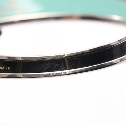 Hermes Bangle Enamel PM Stainless Steel Bangle Ladies Used A