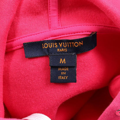 Louis Vuitton Parka Logo Print Pink Cotton Parka Women's Used A