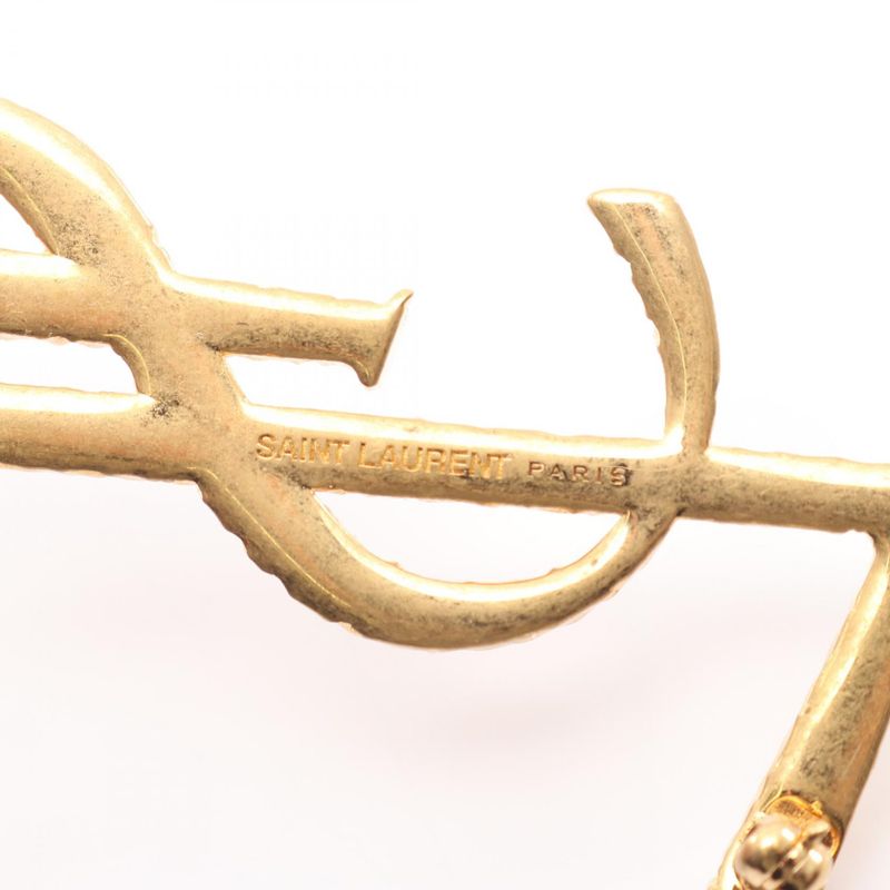 Saint Laurent Paris Brooch Opyum Broche Opium Gold GP (gold Plated) Brooch