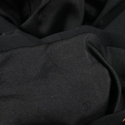 Chanel Coco Mark Button P03702 Black Wool Nylon Jacket Women's Used B