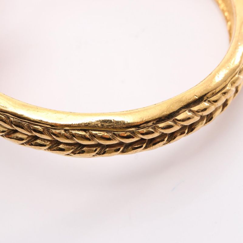 Chanel Bangle GP (gold Plated) Bangle Women's Used A