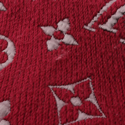 Louis Vuitton Muffler Echarpe Logomania Duo Wool Silk Muffler Women's Used B