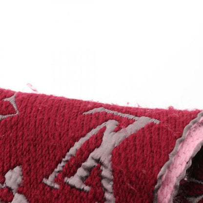 Louis Vuitton Muffler Echarpe Logomania Duo Wool Silk Muffler Women's Used B