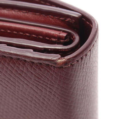 Celine Trifold Wallet Small Trifold Wallet 10b573bel Bordeaux Leather Small