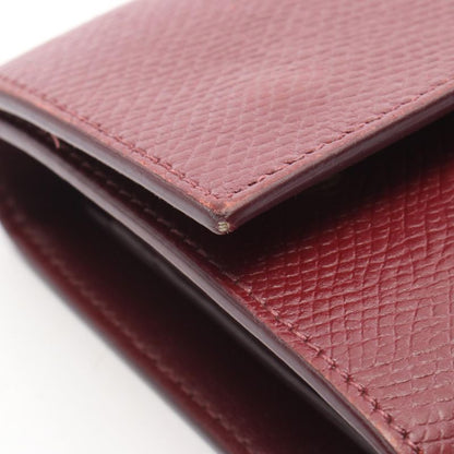 Celine Trifold Wallet Small Trifold Wallet 10b573bel Bordeaux Leather Small